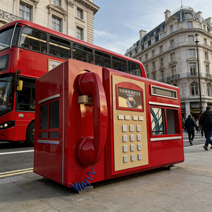 Cabine téléphonique préfabriquée <span class=keywords><strong>de</strong></span> nouvelle conception durable, utilisation commerciale, projet commercial, <span class=keywords><strong>location</strong></span> <span class=keywords><strong>de</strong></span> <span class=keywords><strong>maison</strong></span> - Product Image 2