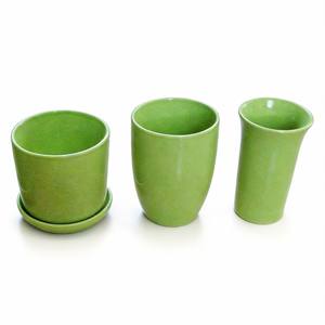 <span class=keywords><strong>Pot</strong></span> de <span class=keywords><strong>fleurs</strong></span> minimaliste <span class=keywords><strong>en</strong></span> céramique émaillée avec soucoupe pour bonsaï - Décoration intérieure - Product Image 1