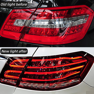 Feu arrière LED BENZ Classe E W212 2009-2013 <span class=keywords><strong>E200</strong></span> E300, feu de brouillard arrière, feu de freinage, clignotant, accessoire automobile, lentille rouge, état neuf - Product Image 2