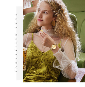 Hot Sale Quartz <strong>Watch</strong> for <strong>Women</strong> Newest CURREN High Quality Diamond Golden <strong>Women</strong> <strong>Watch</strong> Luxury Green <strong>Watch</strong> for <strong>Women</strong> <strong>Reloj</strong> 9097 - Product Image 6