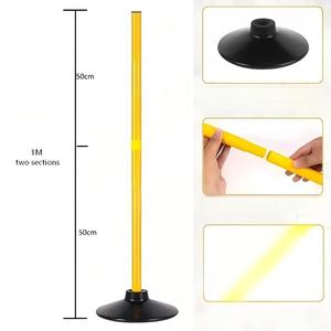 Juego de Barras de Agilidad de 1 m para Entrenamiento de Fútbol, Baloncesto y Voleibol, Fácil de Guardar, Gama Completa de Tamaños - Product Image 3