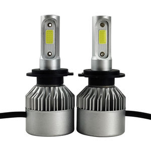ชุดไฟรถยนต์ LED อุปกรณ์ตกแต่งรถยนต์ หลอดไฟหน้ารถยนต์ COB S2 H3 พร้อมพัดลม - Product Image 3