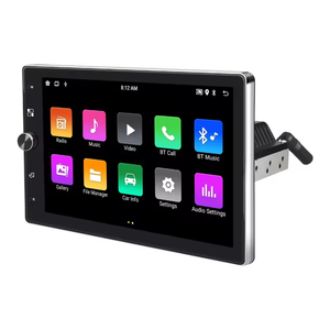 Hot bán 10 inch 1din <span class=keywords><strong>Android</strong></span> đài phát thanh xe xoay Car DVD Player 360 độ với Carplay <span class=keywords><strong>GPS</strong></span> máy nghe nhạc - Product Image 1