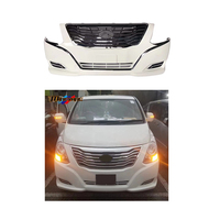 Kit de Carrocería Adecuado para Hyundai H1 Starex 2008-2017, Reacondicionamiento con Parrillas de Parachoques Delantero y Faldón Lateral, Actualización 2014