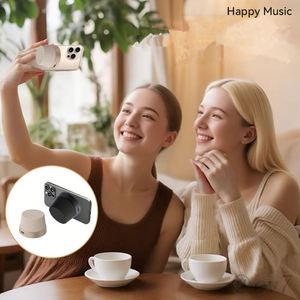Mini Multifunctional Wireless <b>Speaker</b> Strong Magnet Magnetic Fabric <b>Stand</b> for Cell Phone Computer Outdoor Fridge Bike-Gift Idea - Product Image 5