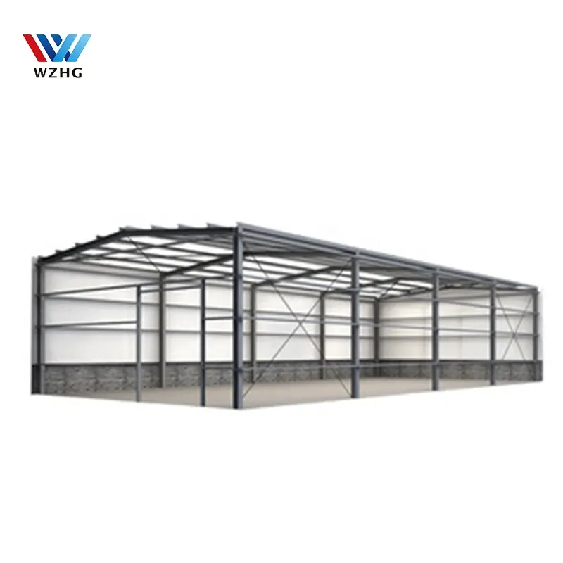 Large-span Cheap Price Structural Steel Construction Prefabricated Warehouse Workshop Steel Structure Metal Building