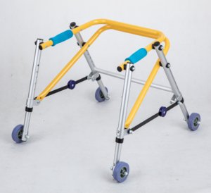 Cadre de marcheur d'aide à la marche médical pour personnes âgées en vente marcheur marcheur pliable marcheur portable à 4 roues avec siège adulte - Product Image 2