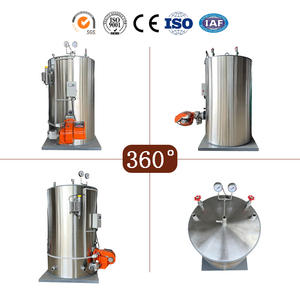 Chaudière industrielle verticale automatique à gaz YG LHS pour l'industrie alimentaire, générateur <span class=keywords><strong>de</strong></span> vapeur 50-1000 KG, structure à tubes <span class=keywords><strong>de</strong></span> fumée, chaleur utilisée issue <span class=keywords><strong>de</strong></span> la biomasse - Product Image 4