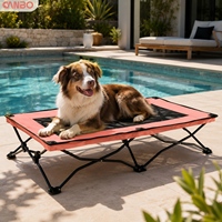 Cama Elevada para Mascotas CanboPet, Impermeable, Ligera y Portátil, Cama Elevada para Perros