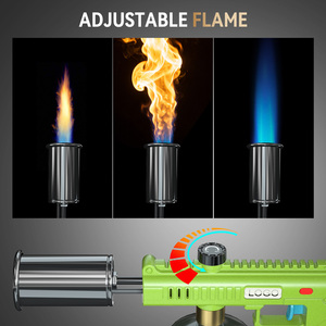 Torche au propane d'extérieur, lance-flammes classique rechargeable, <span class=keywords><strong>chalumeau</strong></span> de grillade en acier inoxydable et alliage de zinc - Product Image 3