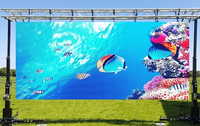 Mur vidéo LED couleur pleine gamme intérieur/extérieur P4.81 IP65 pour affichage numérique, signalisation d'ascenseur, centres commerciaux, métros et scènes