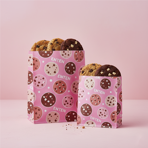 Food Takeaway Recyclable Greaseproof Side Gusset Heat <b>Seal</b> Pastry Bag <b>Waxed</b> Bags Fried Chicken Cookie Popcorn Paper Bag - Product Image 4