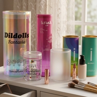 Emballage personnalisé en tube cylindrique transparent en PET PVC, boîte en tube plastique rond transparent pour jouets, cadeaux, cosmétiques, emballage alimentaire