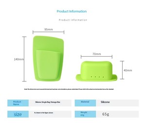 Silicone Multipurpose <b>Storage</b> Organizer with Suction Cup, Self-Adhesive Bathroom <b>Shelf</b>, Toothbrush & Accessory Holder - Product Image 2