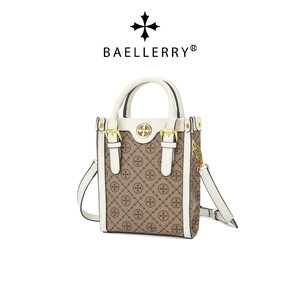 Baellerry Mini Crossbody Bag Vertical <b>Square</b> 7 Inch Multi Functional Women's Tote Bag With Zipper Closure - Product Image 1