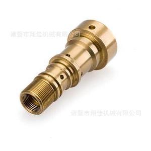 Cnc Machined Copper Fitting Nonstandard 40mm Diameter Precision Threaded Hex Flange For Industrial Use - Product Image 2