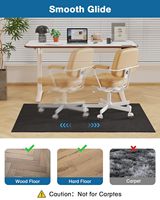 Tapis de chaise de bureau pour sols en bois dur