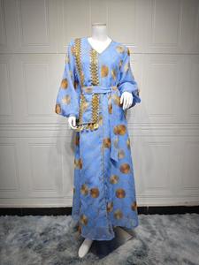 Nouvelle <span class=keywords><strong>Djellaba</strong></span> <span class=keywords><strong>Longue</strong></span> à Manches Longues Tendance - Product Image 6