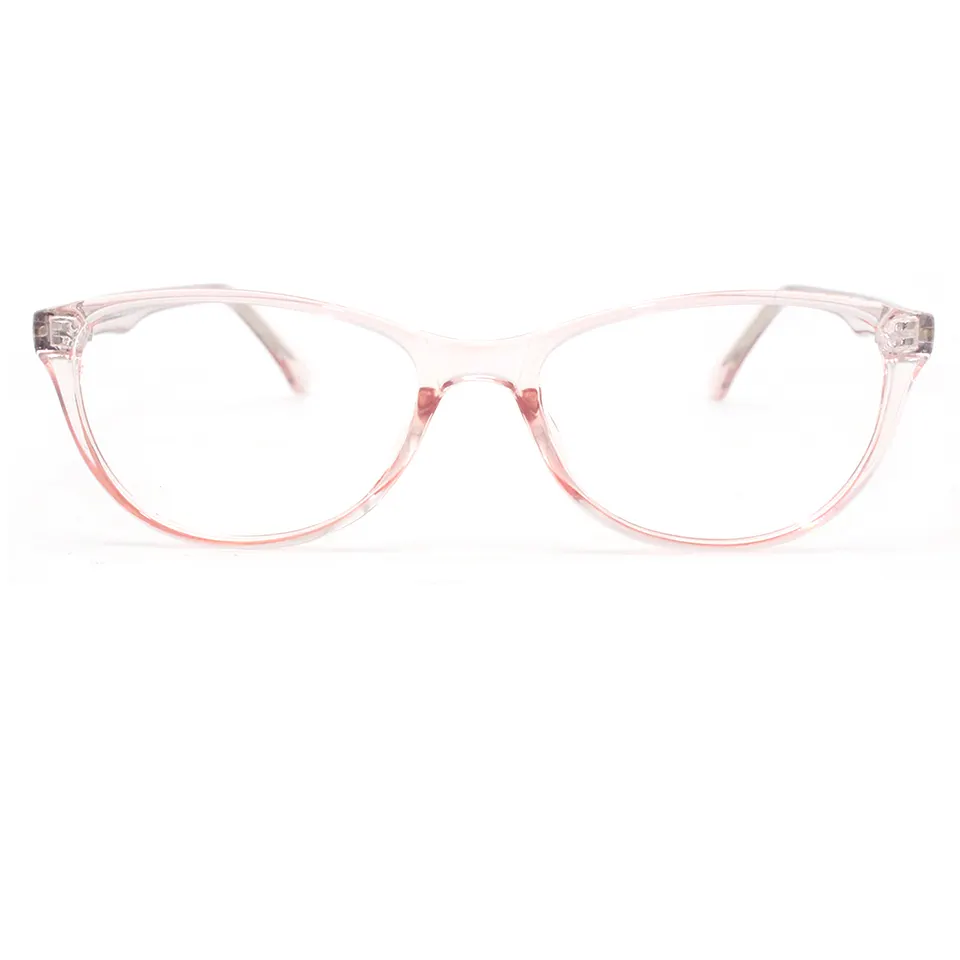 Promoción de Venta caliente Marco de bisagra de metal CP transparente para gafas de mujer marco óptico de plástico