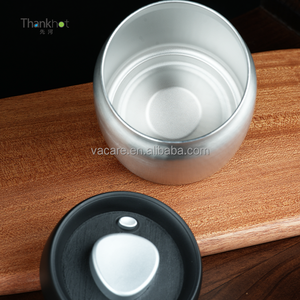 Vacare Fashionable Sturdy Stainless Steel Vacuum <b>Storage</b> <b>Jar</b> <b>For</b> Freshness Preservation In <b>Kitchen</b> Supplies And Travel Use - Product Image 6