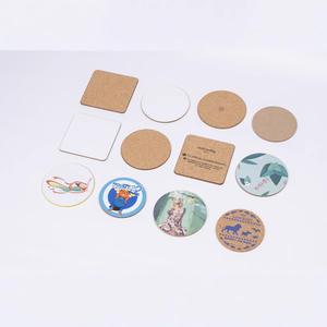 Posavasos de Corcho Personalizados, Redondos, Cuadrados, Formas Irregulares, Varios Patrones, Posavasos Promocionales para Bebidas, 100 mm de Diámetro, 4 mm de Grosor - Product Image 2