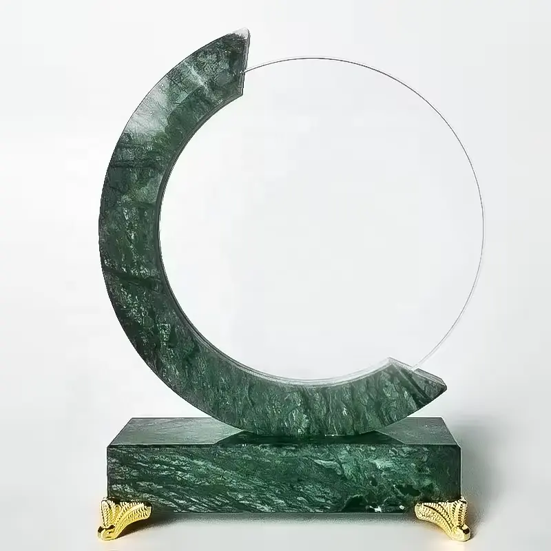 Factory wholesale customization league trophy Marble Trophy Bases Crystal Award