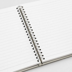 Quaderno STASUN <span class=keywords><strong>A4</strong></span> A5 a doppia spirale, stampa personalizzata, copertina rigida in cartoncino bianco, 48 <span class=keywords><strong>fogli</strong></span>, 100 gsm, a righe, per scuola e ufficio - Product Image 2