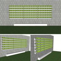 Système hydroponique NFT pour culture sans sol, mur végétal, culture de légumes et de fraises, jardinière à tuyaux pour balcon et école