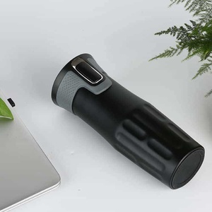 New Cross-Border 14 OZ <b>Double</b>-<b>Walled</b> Stainless Steel Vacuum Tumbler One-Button Lid Minimalist Design 6-12 Hours Insulation - Product Image 3