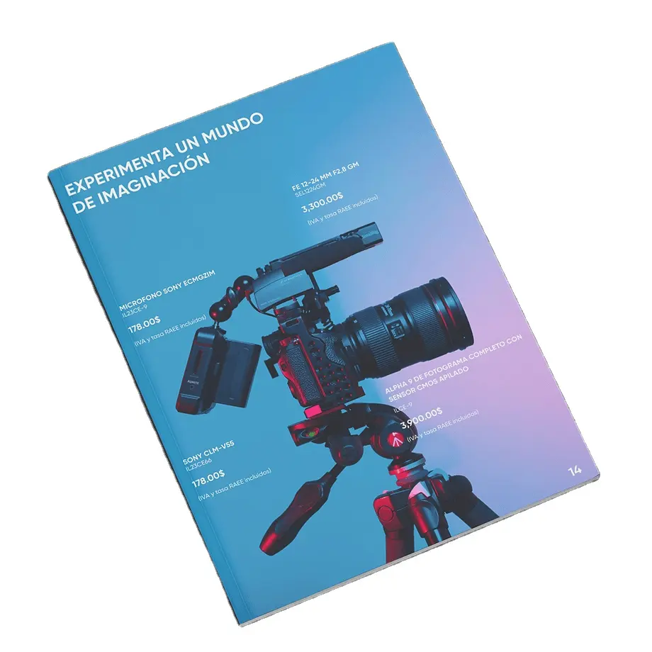 Benutzer definierte hochwertige Druck kunst beschichtetes Papier Softcover Binding Booklet Print Magazin Buch Foto katalog Druck
