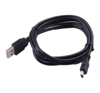 Kabel Mini USB 2.0 Tipe A 5 Pin Jantan, Pengisian Cepat, Bahan Kepang PVC TPE untuk Printer, Scanner, Komputer