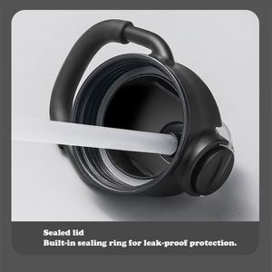 Durable Sports <b>Kettle</b> Transparent Body 1700ml Straw Water Bottle Custom Print with Small MOQ - Product Image 3