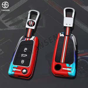 <span class=keywords><strong>2025</strong></span> Racing Phong Cách Kim Loại Chìa Khóa Xe Trường Hợp Fob Bìa Cho <span class=keywords><strong>VW</strong></span> Volkswagen Polo Tiguan Passat Golf <span class=keywords><strong>Jetta</strong></span> Lavida Skoda Octavia Kẽm Hợp Kim - Product Image 1