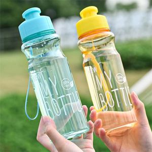 Custom Clear Food Grade Plastic Gym Multicolor Water Bottle With Logo - Product Image 4