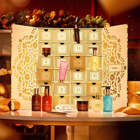 Boîte de calendrier de l'avent personnalisée 2O26 EM avec logo, coffret cadeau cosmétique, emballage de compte à rebours de beauté vide pour 24 jours, boîte d'emballage de parfum