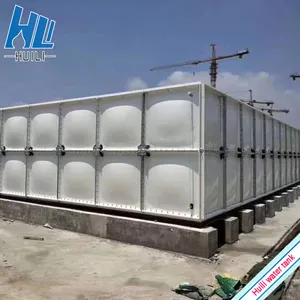 تصنيع مباشرة بيع FRP الألياف الزجاجية GRP خزان المياه 10000 جالون مياه الأمطار الحصاد الساخن الباردة خزان المياه السعر