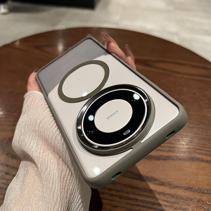 เคสใส KAOU สำหรับ Huawei Mate 70 (P70) วัสดุ TPU+PC รองรับการชาร์จแม่เหล็ก 50W ป้องกันการกระแทก ป้องกันการเหลือง ปกป้อง 360 องศา - Product Image 4