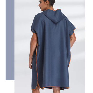 <span class=keywords><strong>Poncho</strong></span> de <span class=keywords><strong>Surf</strong></span> con Capucha y Estampado Digital Sin Arena, Bata de Microfibra de Secado Rápido para Cambiarse, Toalla con Capucha para Buceo y Natación - Product Image 4