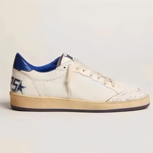 High Quality Vintage Dirty Wash Style Shoes Super <b>Star</b> Leather Casual Sneakers <b>Star</b> Design Unisex Walking Shoes - Product Image 2