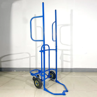 Carro de transporte cerrado de cuatro ruedas, carro de mano para neumáticos de coche, carro de mano con ruedas, transportador de neumáticos y herramienta de manejo