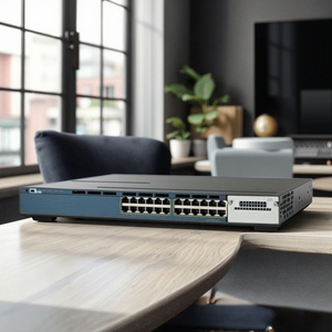 100% gốc ciscoo 3560x loạt 24 cổng PoE chuyển đổi IP cơ sở Stackable PoE mạng chuyển đổi <span class=keywords><strong>WS</strong></span>-<span class=keywords><strong>C3560X</strong></span>-<span class=keywords><strong>24P</strong></span>-S - Product Image 5