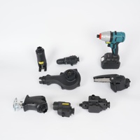 Ensemble d'outils électriques portables multifonctions rechargeables à batterie au lithium : marteau perforateur, meuleuse d'angle, clé électrique, tournevis pour