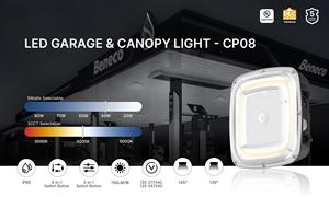 Ip65 Không Thấm Nước Trần Cài Đặt Bãi Đậu Xe Đèn Nhà Để Xe <span class=keywords><strong>100W</strong></span> <span class=keywords><strong>LED</strong></span> Đèn Tán 12000 Lumens 5-Năm Bảo Hành Cho Trạm Xăng - Product Image 6