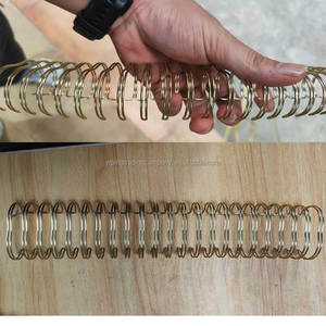 1 -1/<span class=keywords><strong>4</strong></span> Inch Licht Goud 31.8Mm Hoge Kwaliteit Nylon Gecoate Dubbele Lus Binding Draad O En Dubbele Ring - Product Image 3