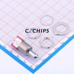 7105T1ZQE Toggle Switch Switch Single Pole Double Throw 120V 28V Cylindrical Knob - Product Image 2