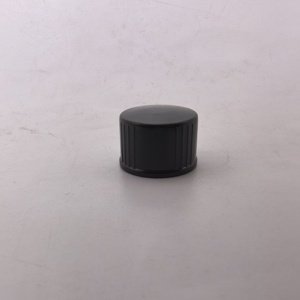 Tapa de rosca fenólica negra de 13 mm con revestimiento de policono para botellas de vidrio - Product Image 2