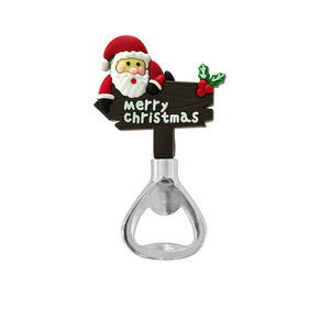 Santa Claus Bottle Opener Zinc Alloy Corkscrew Wine Bottle Stopper Christmas Gift Decorative Multi Style - Product Image 3