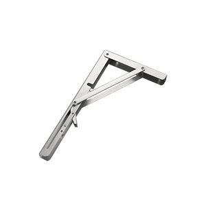 Soporte Plegable Qile Billy de Acero Inoxidable y Hierro Forjado, Moderno y Sencillo, para Estantes y Paredes Divisorias - Product Image 1
