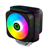 Boîtier d'ordinateur de jeu GAMEMAX-Gamma 600, refroidisseur de processeur, 6 caloducs à contact direct, matériau ABS, dissipation thermique supérieure, 230W TDP