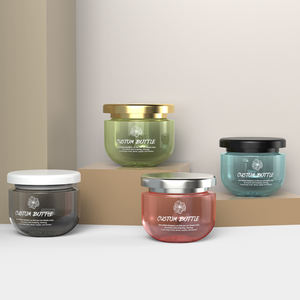 Wadah Scrub rambut wajah dan tubuh, wadah kosong warna-warni, wadah krim mentega Tubuh kosmetik - Product Image 5